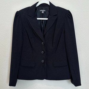 Apt 9 Black with White Stripes Blazer